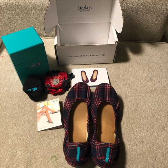 tieks heritage plaid
